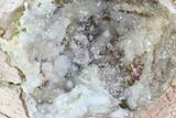 Crystal Filled Dugway Geode (Polished Half) - Utah #176750-1